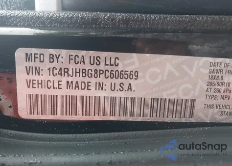 2023 Jeep Grand Cherokee Limited 4X4 из США, поврежденный, VIN 1C4RJHBG8PC606569